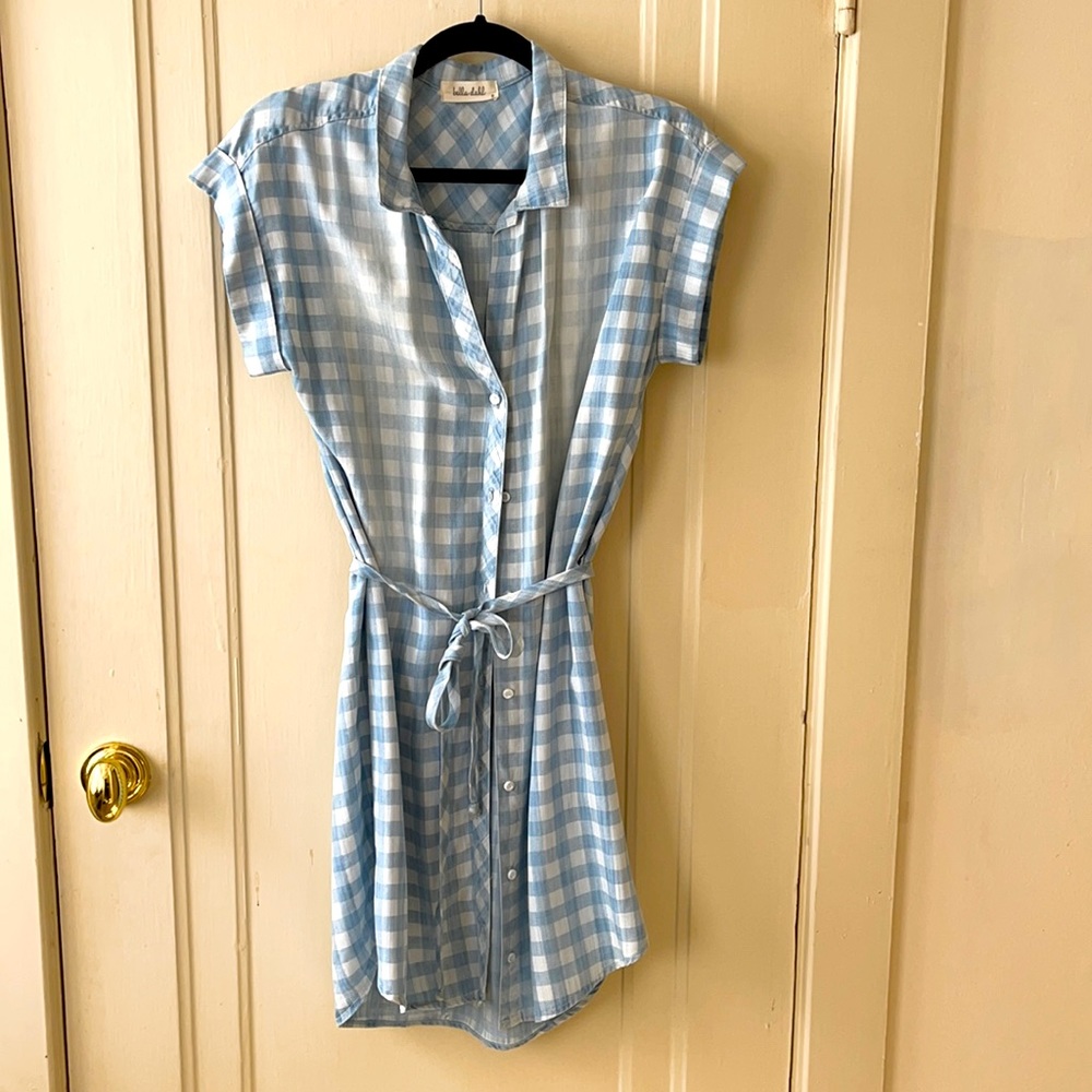 Bella Dahl Gingham Shirt-Dress